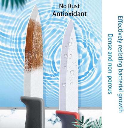 2Pcs Ultra Sharp Ceramic Knife, 4 Inches Large Blade, Safe Ceramic Rust-resistant Paring Knives, Healthy Fruit Knives, Used for Cutting Fruits, Meat Dishes, Cooked Food