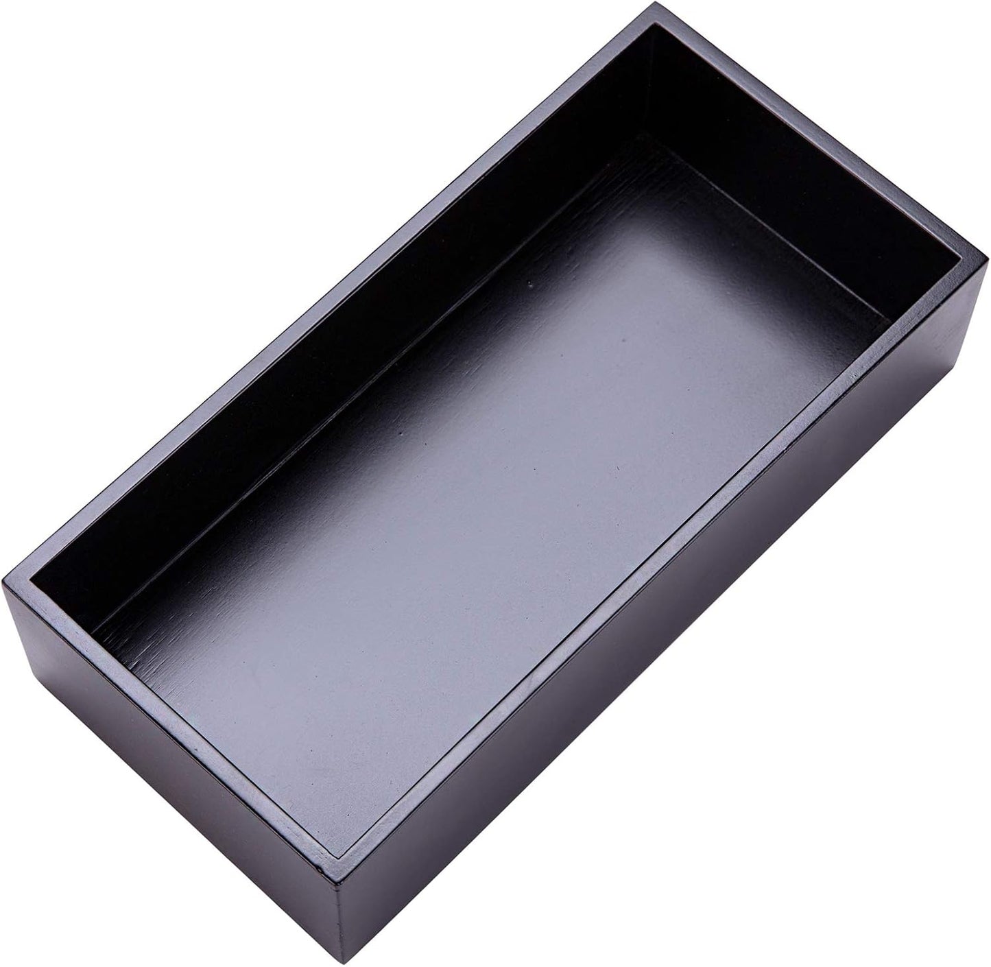 Bamboo Drawer Oragnizer Box, Kitchen Seasoning Organizer Tray, Tableware Knife Fork Organizer Box, Home Drawer Sorting Box, Bamboo 12"*4"