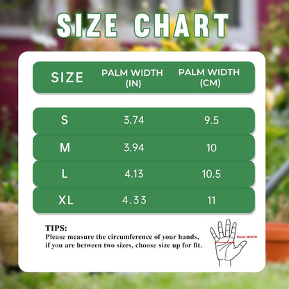 HANDLANDY Rose Pruning Gloves for Men & Women, Long Thorn Proof Gardening Gloves, Breathable Pigskin Leather Gauntlet, Best Garden Gifts & Tools for Gardener