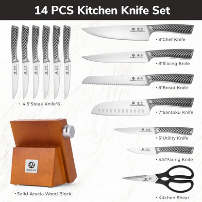 imarku Bread Knife 10 Inch: Japanese High Carbon Stainless Steel Professional Grade Serrated Bread Knife, Razor Sharp Edge Cake Knife for Homemade Bread/Bagels/Cake