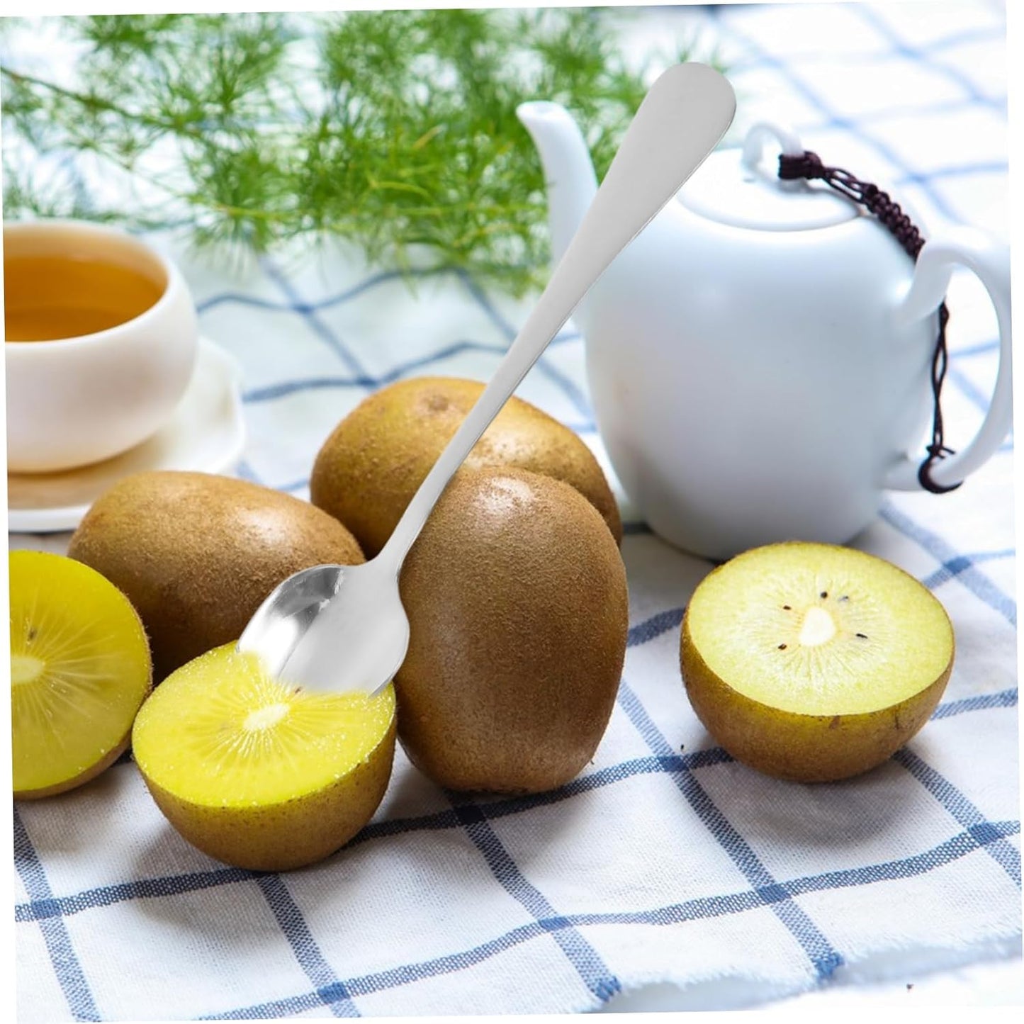 Stainless Steel Fruit Cutting Tools Serrated Edge Spoons Knife for Grapefruit Lemon Salads Pitaya Kitchen Utensils