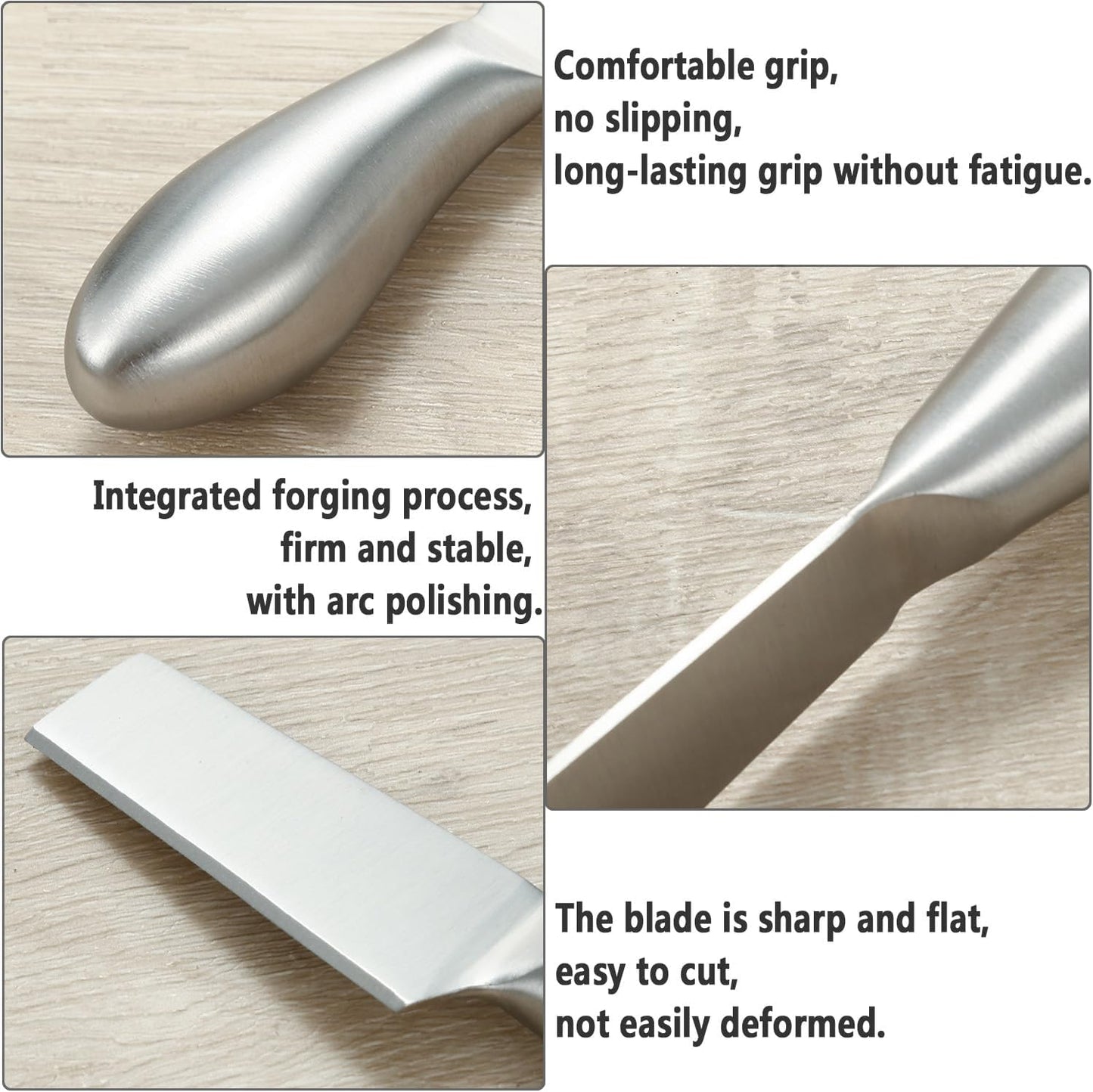 6-Piece Cheese Knife Set, Premium Stainless Steel Cheese Knives with Gift Box, Cheese and Charcuterie Board Collection matching tools (cheese knife set of 6)
