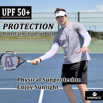 YQXCC 6 Pairs Arm Sleeves for Men Women | UPF 50 Cooling UV Sun Protection | Sports Compression Sleeves