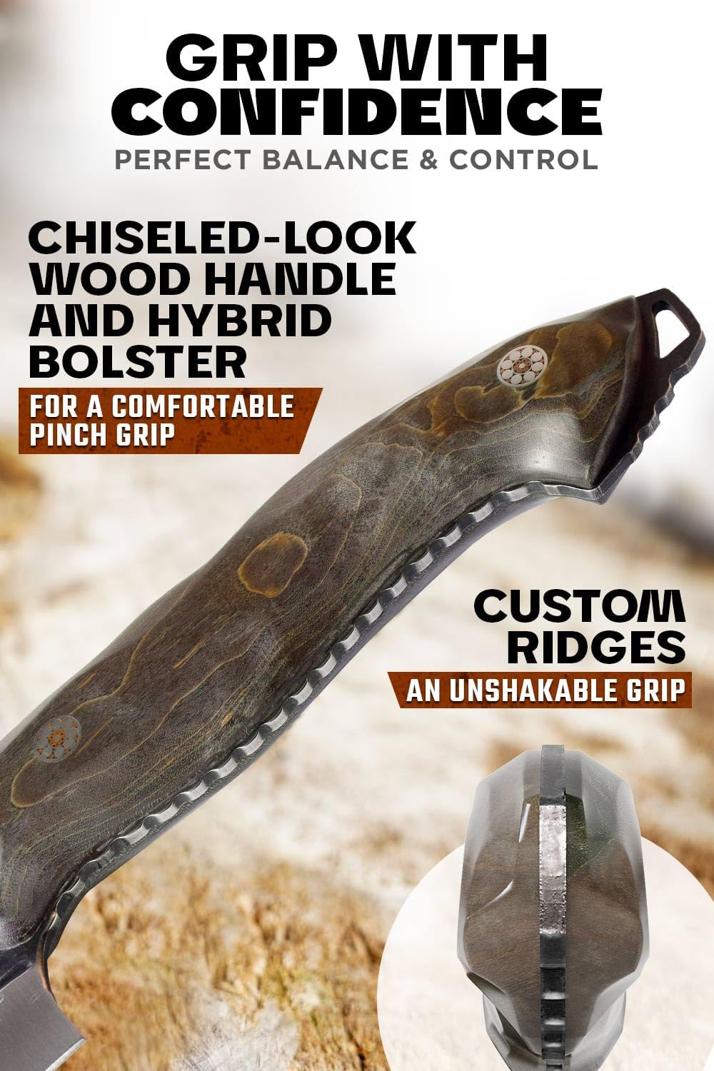Dalstrong Curved Fillet Boning Knife 6”- Barbarian Series - Premium Swedish 14C28N High Carbon Stainless Steel - Black Brown Wood Handle Knife - Professional Fillet Knife- Sheath Included
