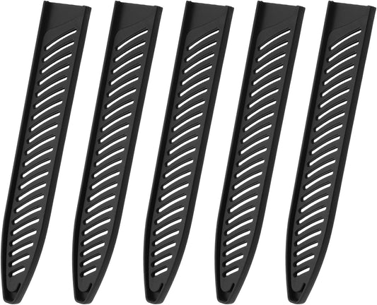 uxcell Knife Cover Sleeves Blade Edge Guards for 9.5" Carving Knife Protector Universal Blade Sheath for Kitchen, Black