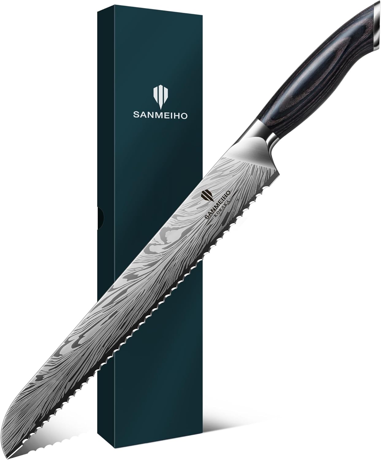 5PCS Knife Set, Kitchen Knife Sets in Powder Steel, Ultra Sharp Japanese Knives Set High Carbon Steel Chef Knives Sets, Cooking Knives Set with Ergonomic Pakkawood Handle