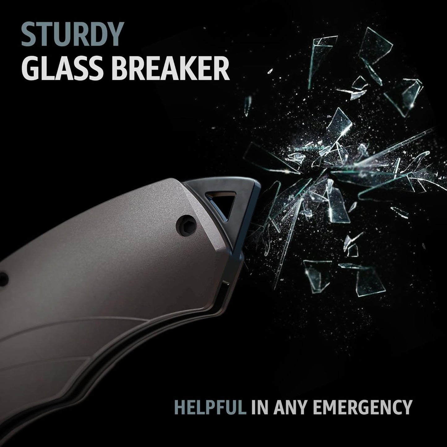 Pocket Knife for Men - Tactical Gear with Glass Breaker and Pocket Clip - Sharp Folding Knives for EDC, Outdoor Cooking, Cutting Cake - Kitchen Utensils & Gadgets - Gifts for Husband, Dad 6495 B