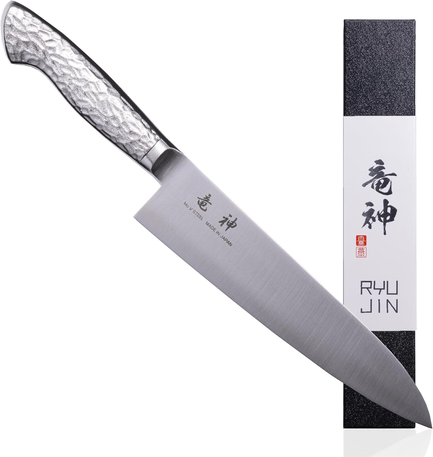 竜神 (RYUJIN) Professional Japanese Petty knife 150mm [OMOTENASHI Selection 2023 Best Gold Award Winner] Tsubame Sanjo Stainless Steel Integrated Made in Japan Daishin Sangyo [Ryujin Knife]