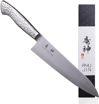 竜神 (RYUJIN) Professional Japanese Petty knife 150mm [OMOTENASHI Selection 2023 Best Gold Award Winner] Tsubame Sanjo Stainless Steel Integrated Made in Japan Daishin Sangyo [Ryujin Knife]