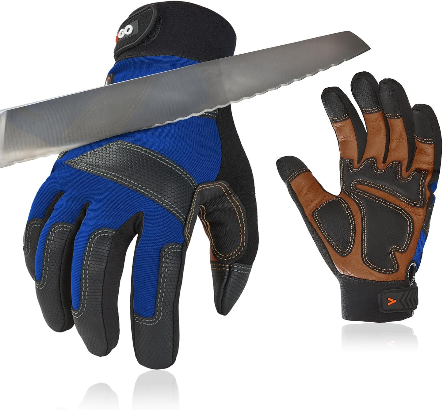 Vgo... Cutproof Gloves,Cut Resistant Gloves,HPPE Anti-cut Liner,Hand Protection,ANSI A3,Touchscreen