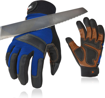 Vgo... Cutproof Gloves,Cut Resistant Gloves,HPPE Anti-cut Liner,Hand Protection,ANSI A3,Touchscreen