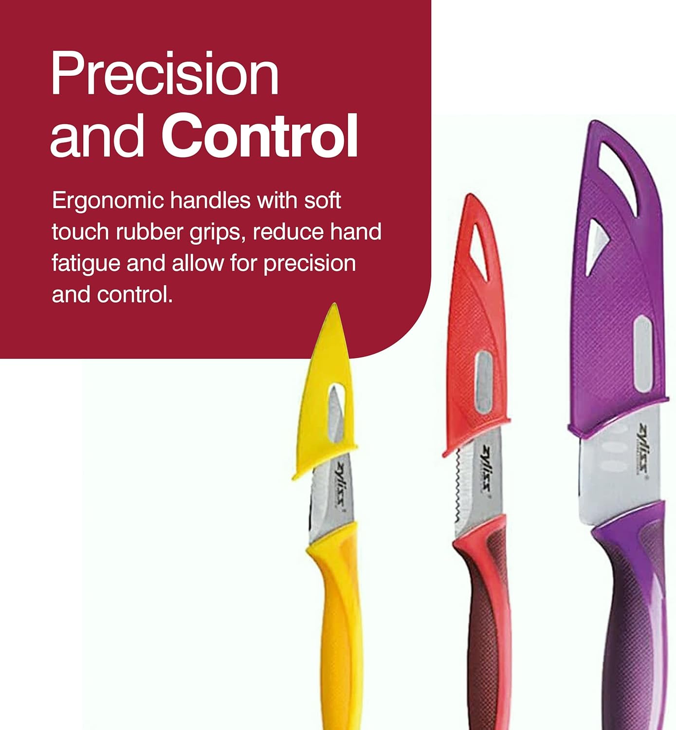 ZYLISS 2-Piece Paring Knife Set with Sheath Covers