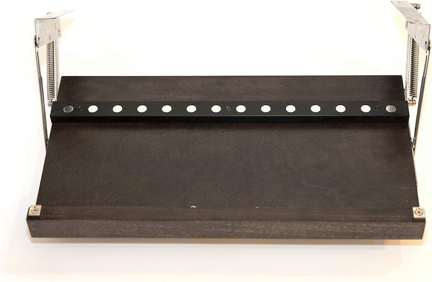The Drop Block Modern Rustic Natural Wood Under Cabinet Steak & Paring Knife Block