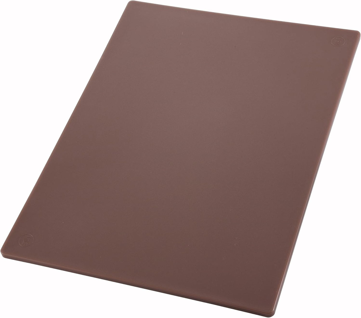 Winco Heavy-Duty Plastic Cutting Board, 12" x 18" x 3/4", White