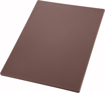 Winco Heavy-Duty Plastic Cutting Board, 12" x 18" x 3/4", White