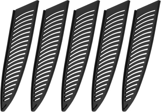 uxcell Knife Cover Sleeves Blade Edge Guards for 9.5" Chef Knife Protector Universal Blade Sheath for Kitchen, Black