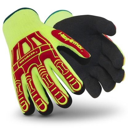 HexArmor Cut-Resistant Impact Protection PU Palm Work Gloves | Rig Lizard® Series 2095 | Large