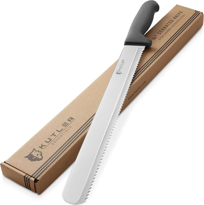 KUTLER Professional 8-Inch Bread Knife and Cake Slicer with Serrated Edge - Ultra-Sharp Stainless Steel Cutlery