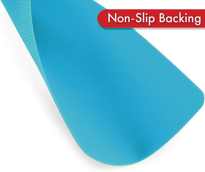Dexas Heavy Duty Cutting Board Grippmat, Flexible Cutting Boards for Kitchen, Set of 4, Non Slip Plastic Board Cutting Mat Small Size 5.5 x 8, Blue, Green, Yellow, Red Set, Kitchen Gadgets
