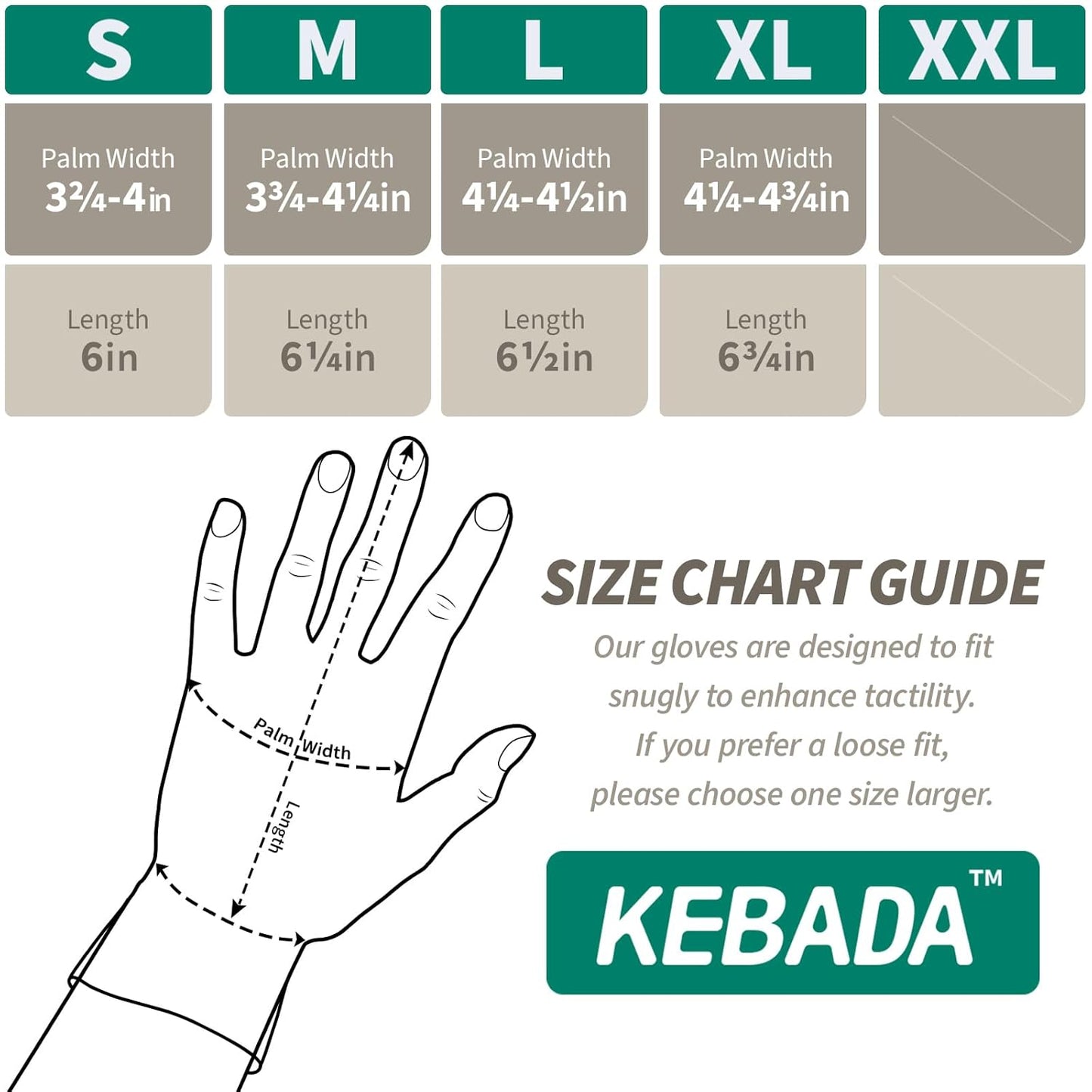 Kebada Cut Resistant Gloves, ANSI A2 Cutting Glove, PU Coated, Touchscreen, Multi-Purpose Model C2, 3 Pairs, Large