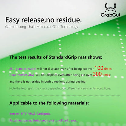Cutting Mats for Cricut Joy Xtra: 4 Mats 8.5x12 Inch Standard Adhesive Dot Design for Eye Care Green StandardGrip Sticky Washable and Reusable Replacement Cut Mat for Cricut Joy Extra