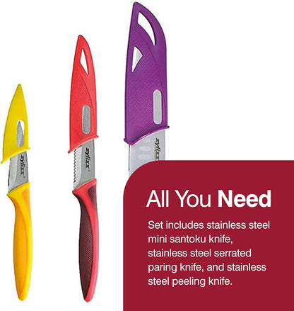 ZYLISS 2-Piece Paring Knife Set with Sheath Covers