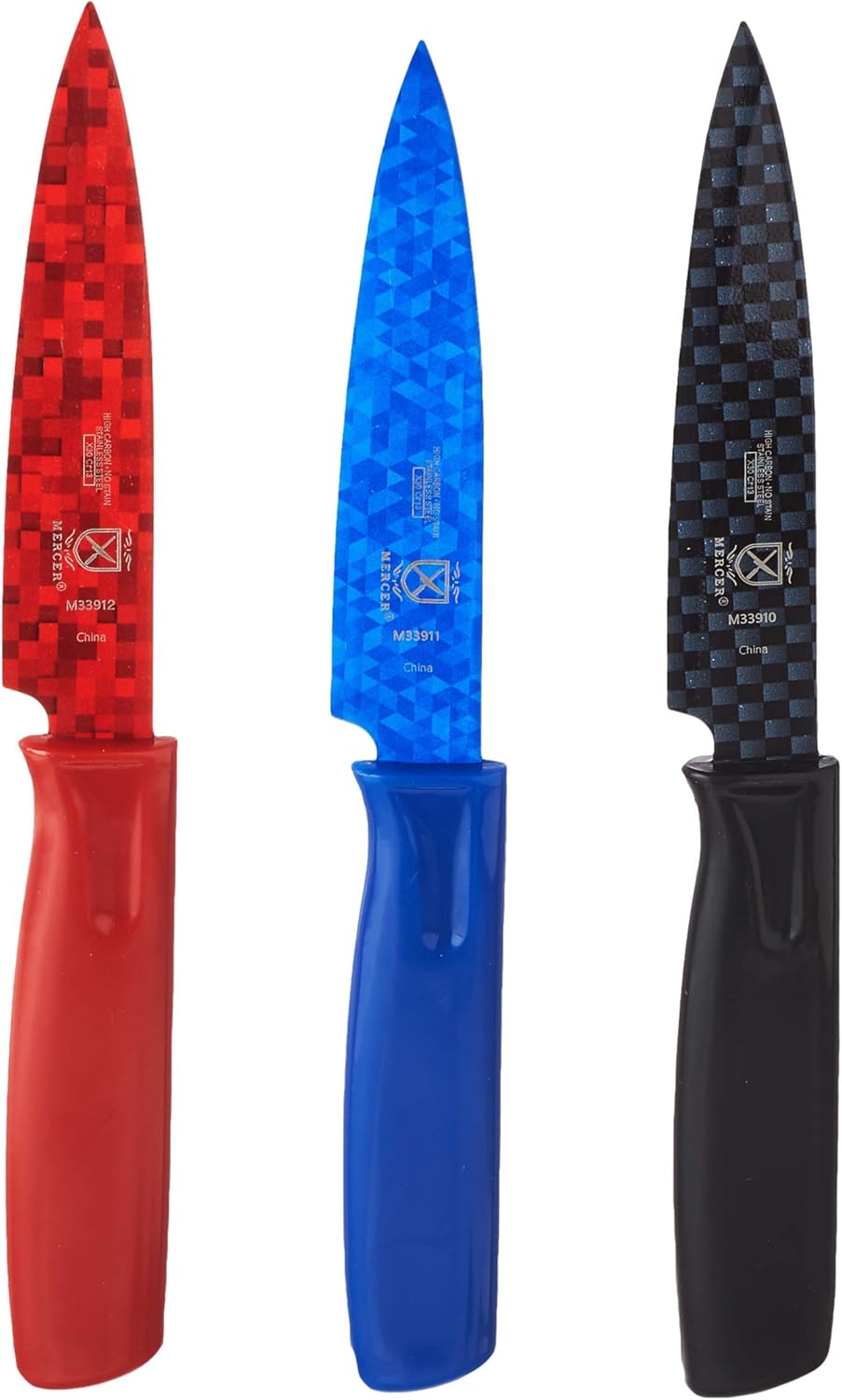 Mercer Culinary 4 Non-Stick Paring Knife, Red