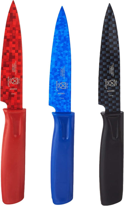 Mercer Culinary 4 Non-Stick Paring Knife, Red