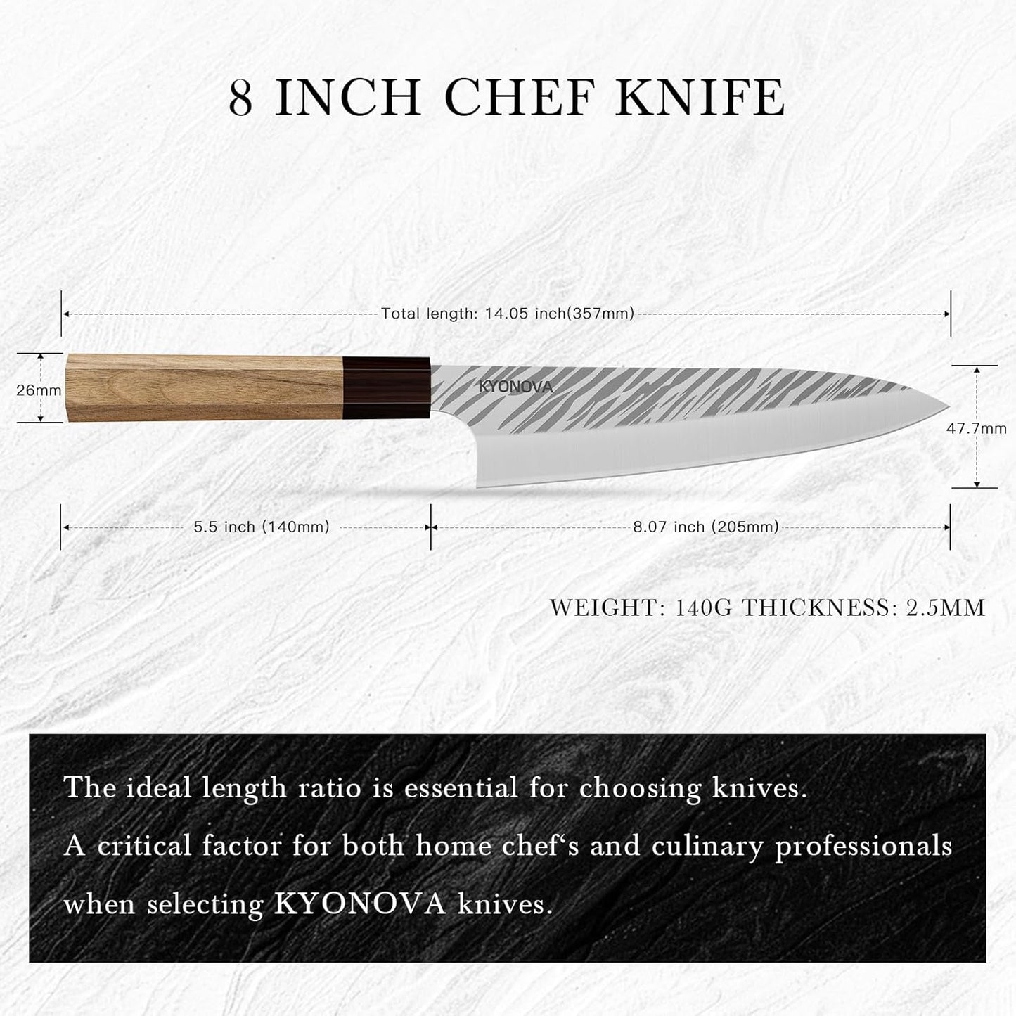 7 Inch Santoku Knife, 9-Layer VG10 High Carbon Steel Multipurpose Japanese Kitchen Knife, Sharp Steak Knife & Brisket Knife with Rosewood Handle for cutting meat for Home & Restaurant