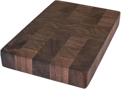 Mini 6"x9" American Maple End Grain Cutting Board Handmade in USA, Premium, Small Butcher Block for Kitchen