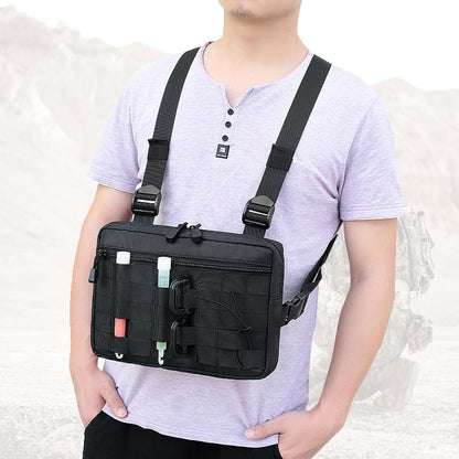 Azarxis Tactical Mini Belt Pouches, Multi-Purpose Small Battery Case Compact Utility EDC Card Slot Holder Waist Bags Military Molle Pack Sundries Storage Pack