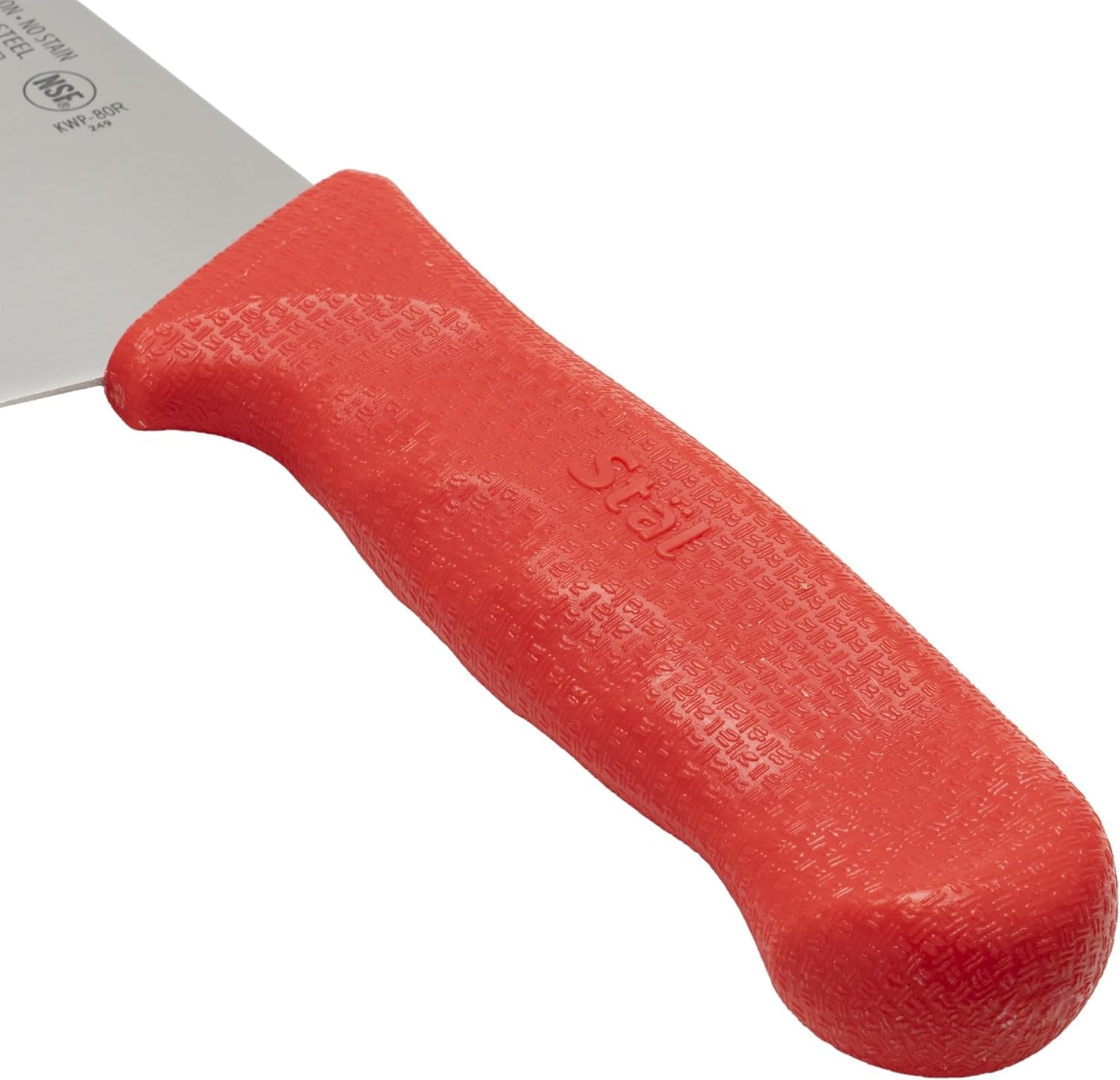 Winco 10" Commercial-Grade Chef's Knife with German Steel Blade, Blue
