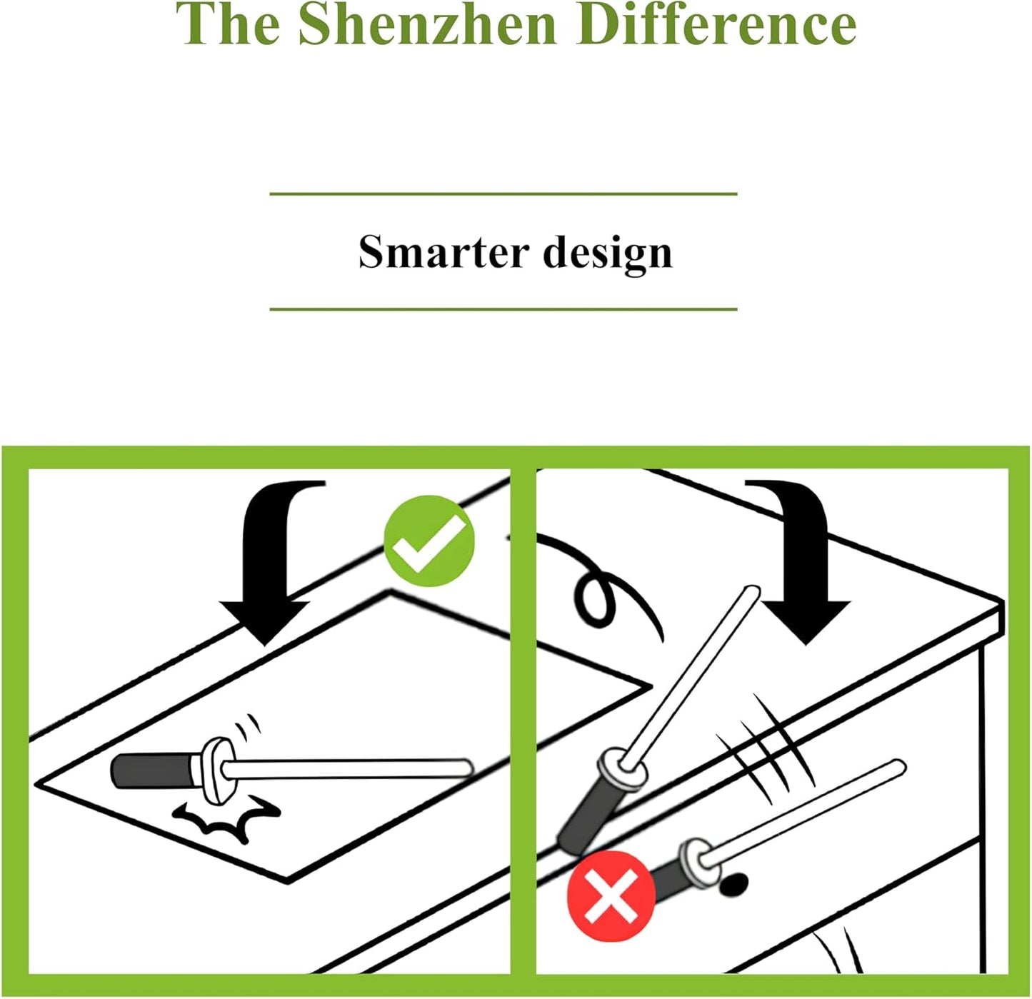 Shenzhen Knives White Ceramic Knife Sharpener Honing Rod: Best Professional Knife Sharpening Tool.12 Inch Honing Stick, Ceramic Honing Rod for Chef's Knife and Kitchen Knife