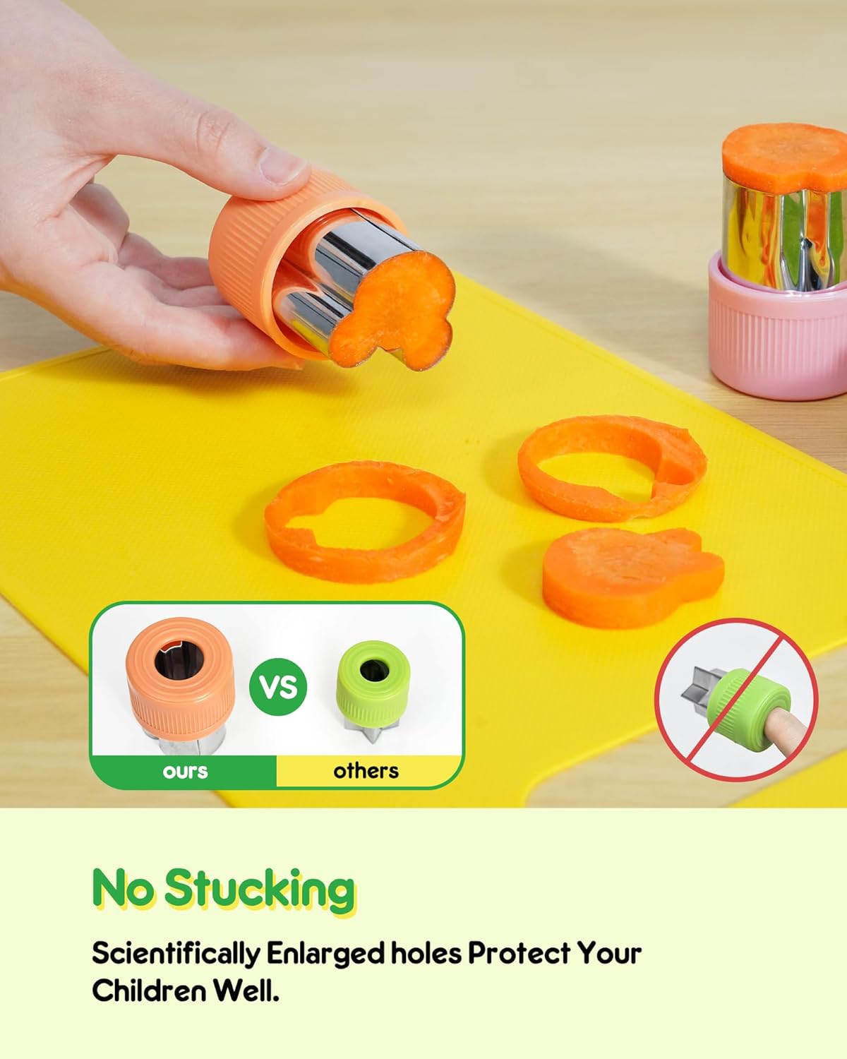 Kids Kitchen Knife Set, 15 Pcs BPA Free Montessori Kitchen Tools for Toddlers' Real Cooking, Include Knives, Crinkle and Sandwich Cutters, Peeler, Cutting Boards, Cleaning Tools for 3+ Birthday Gift