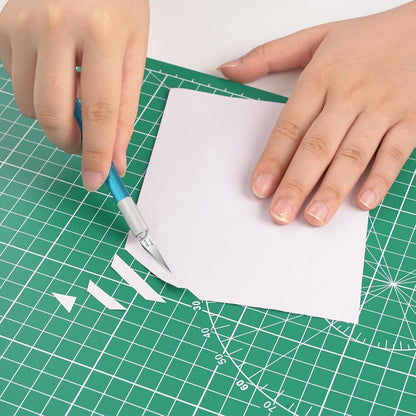 DIYSELF Cutting Mat 8in×6in, Self Healing Cutting Mat, A5 Rotary Cutting Mats for Crafts Sewing Hobby Fabric Project, 5-Ply Craft Cutting Board Double Sided, Craft Mat, Matting & Mounting Materials
