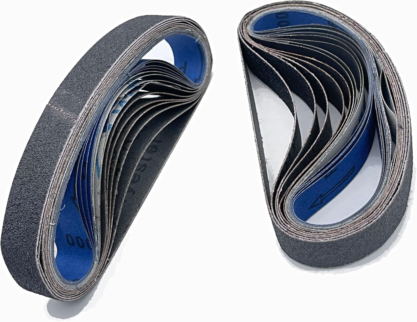 1x30 Inch Silicon Carbide Sanding Belts, 4 PCS Each of 80,120, 240, 400, 800,1000 Grits Knife Sharpening Belt Kits for 1 x 30 Inch Belt Sander, 24 Pack