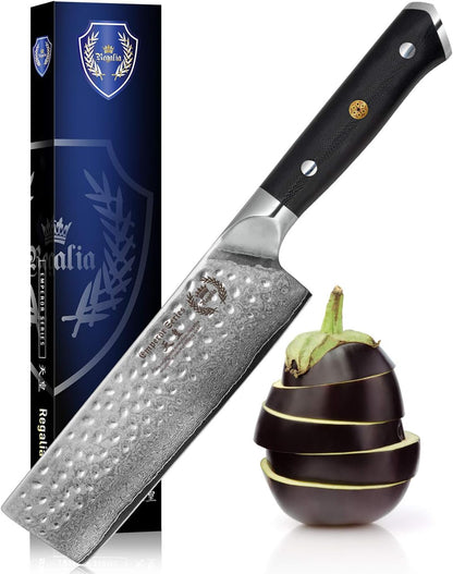 Regalia Paring (Petty) Knife 3.5 inch: Japanese AUS10 Super Steel 67 Layer High Carbon Stainless Damascus Steel Peeling Utility knives