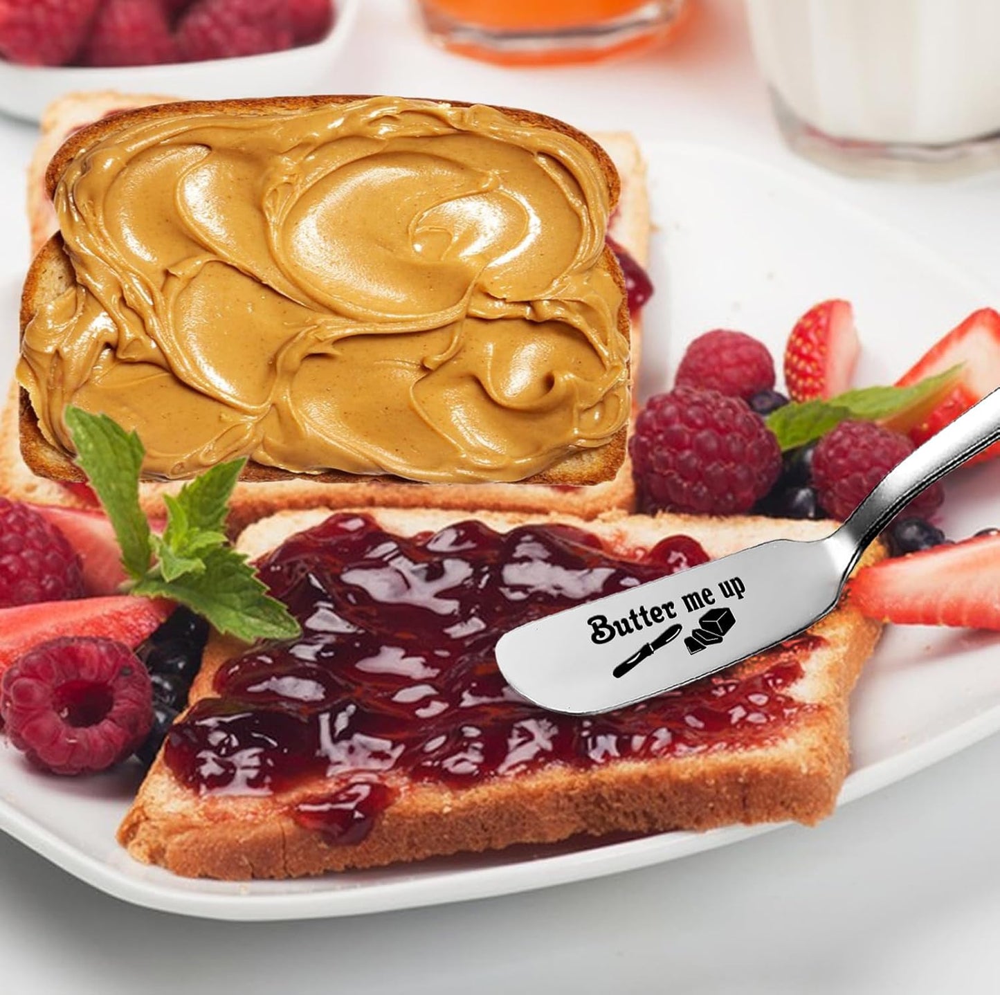 The Only Thing Better Than Butter Is More Butter Knife, Personalized Engraved Funny Peanut Butter Spreader Cheese Knives, Novelty Anniversary Christmas Gifts for Bread Toast Lover