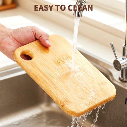 Bamboo Cutting Board 16x10x1 inch with Juice Groove - Bamboo Cutting Board, Charcuterie Board, Butcher Block, Non Plastic Wooden Chopping Board
