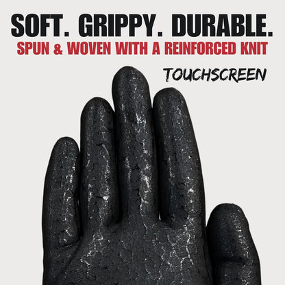 Cestus C11e, Nitrile Coated Work Gloves with Grip, Touchscreen, Reinforced Double Knit (3,12,120 Pairs)