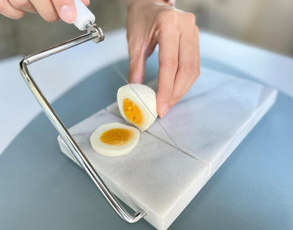 JEmarble Cheese Slicer 5x8 inch(White)(Premium Quality)(With 2 Extra Wires)