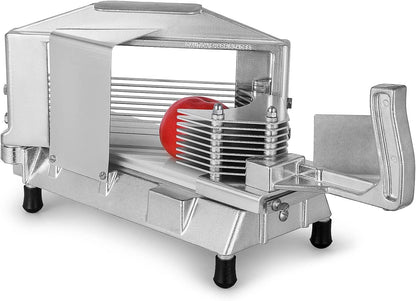 VEVOR Commercial Tomato Slicer 3/16 inch Heavy Duty Tomato Slicer Tomato Cutter with Built-in Cutting Board for Restaurant or Home Use (3/16 inch)