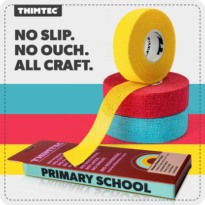 THIMTEC - The Original Thimble Tape for Hand Sewing - Fully Adjustable Nail & Finger Protector - A Smarter Alternative to Classic Knitting Thimbles - Multicolor, 3-Pack