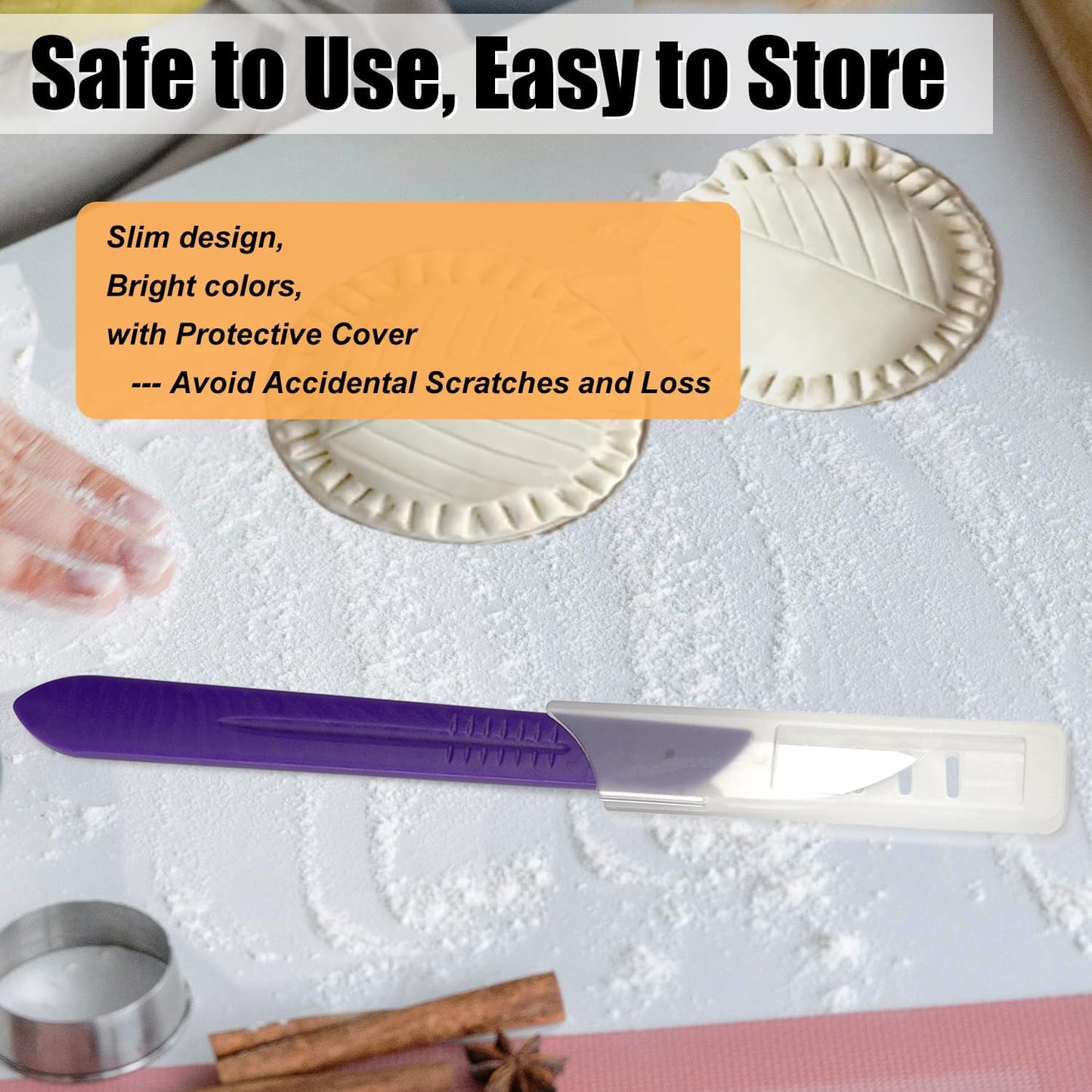 KUNIFU Bread Knife 9 Inch, Serrated Bread Slicing Knife with 5 Serration Types, Ultra Sharp High-Carbon Stainless Steel, Full Tang, Ergonomic Non-Slip Handle for Bread, Bagels, Cakes & Pastries