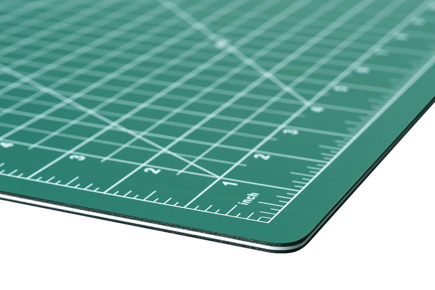 Dahle Vantage 10680 See-Through Premium Self-Healing Cutting Mat, 9"x12", 1/2" Grid, 5 Layers for Max Healing, Perfect for Crafts & Sewing, Clear