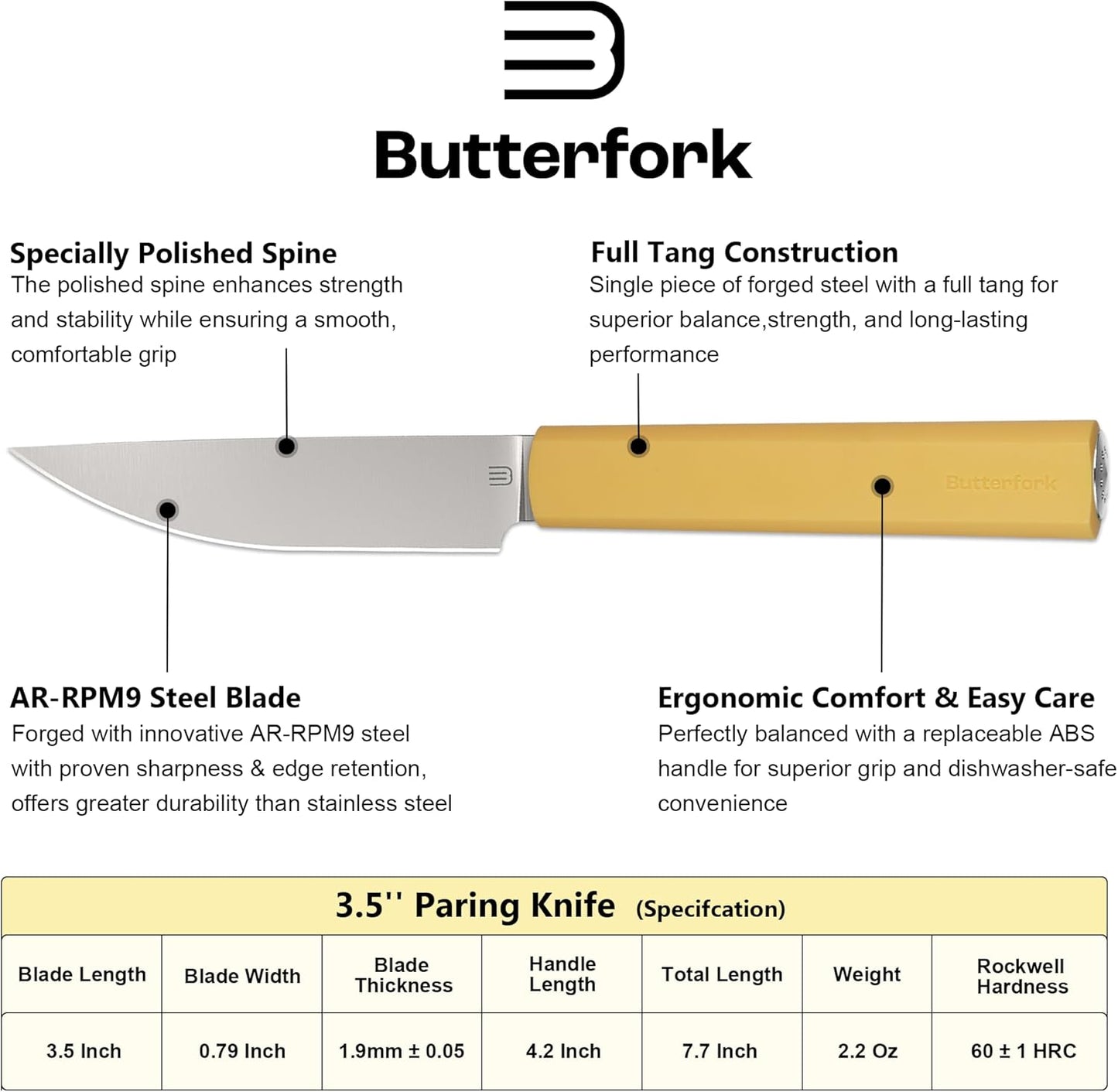 6 Inch Nakiri Knife, AR-RPM9 Steel & Replaceable Handle, Multipurpose Meat Cleaver Vegetable Chef Knife with Oak Sheath, Gift for Home Chefs