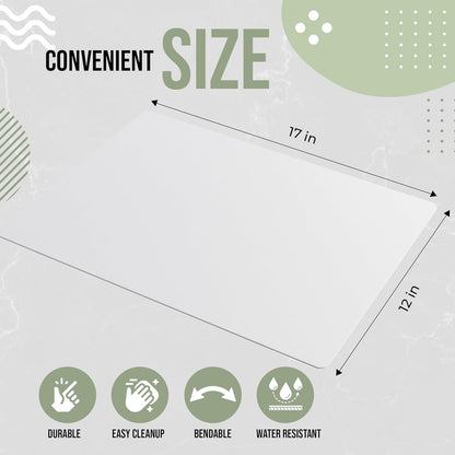 Crown Display Disposable Cutting Boards for Kitchen 15 Count Black Cutting Board 10 Inch X 13.5 Inch Flexible Cutting Boards For Kitchen ~ Patent Pending ~ Recyclable Disposable Cutting Board Sheets