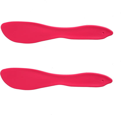 LINDEN SWEDEN Multi Purpose Spreaders | Versatile Butter Knife for Soft Cheese or Frosting | Safe for Kids | BPA-Free and Dishwasher-Safe | Set of 2 Spreaders Each | Made in Sweden | Lime Green