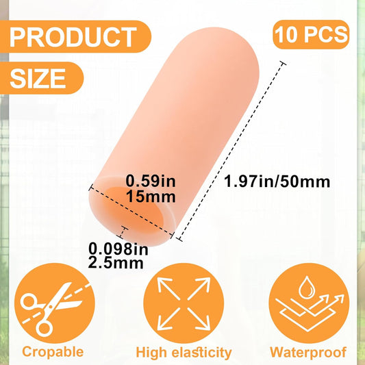 Joez Wonderful 10pcs Gel Finger Cots, Silicone Finger Covers, Thumb Protector Finger Support Protector Caps Gloves