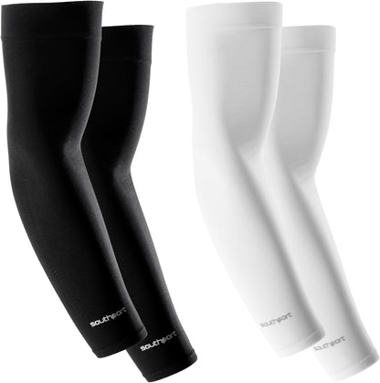 SOUTHPORT Arm Sleeve, Cooling UPF 50+ UV Sun Protection Sports Compression for Men/Women Arm Sleeves